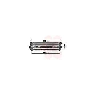 Интеркулер VAN WEZEL 30004396 для MERCEDES-BENZ VW - Фото 1