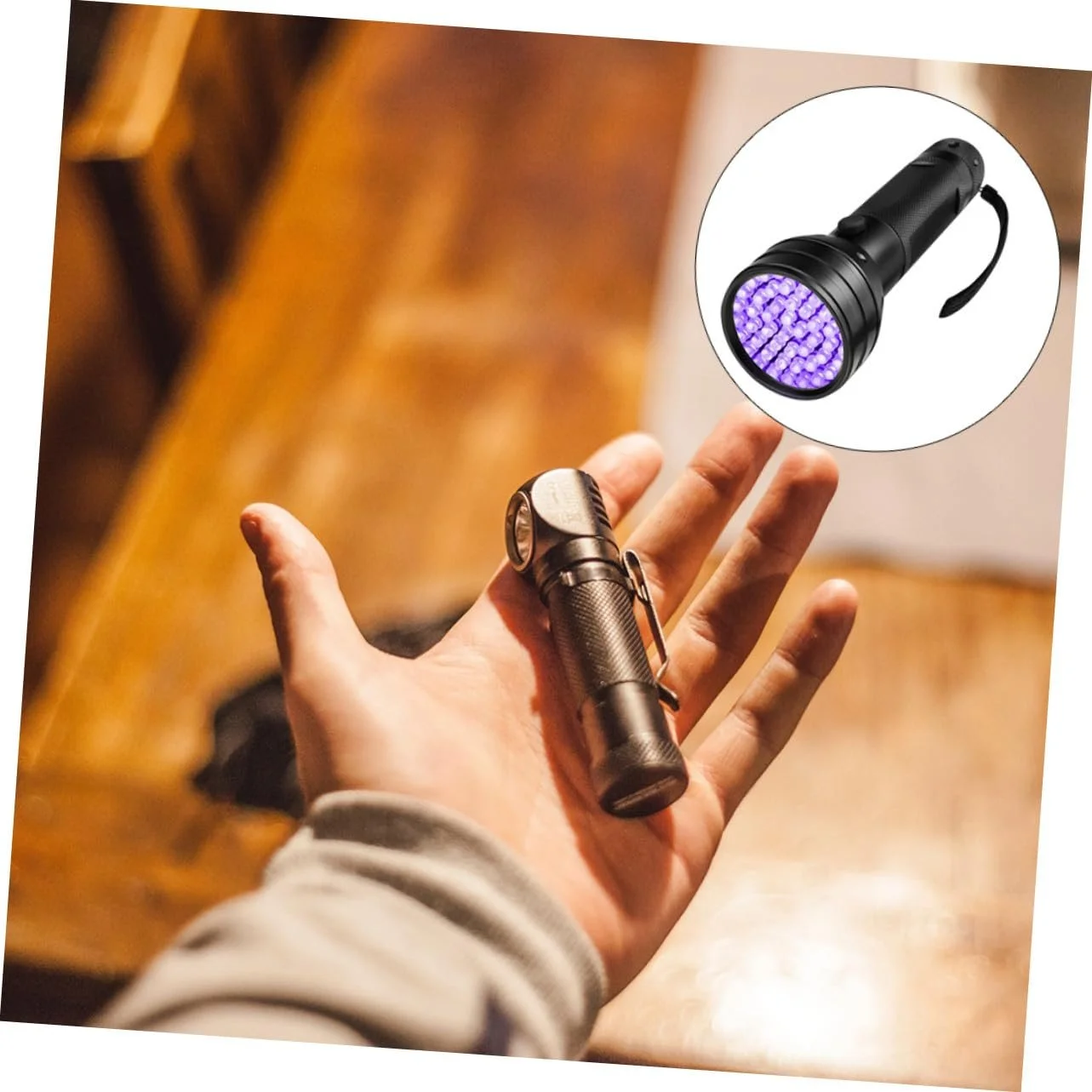 Ультрафіолетовий ліхтарик LED Портативний для перевірки металу Контроль безпеки Антипідробка, фото №8