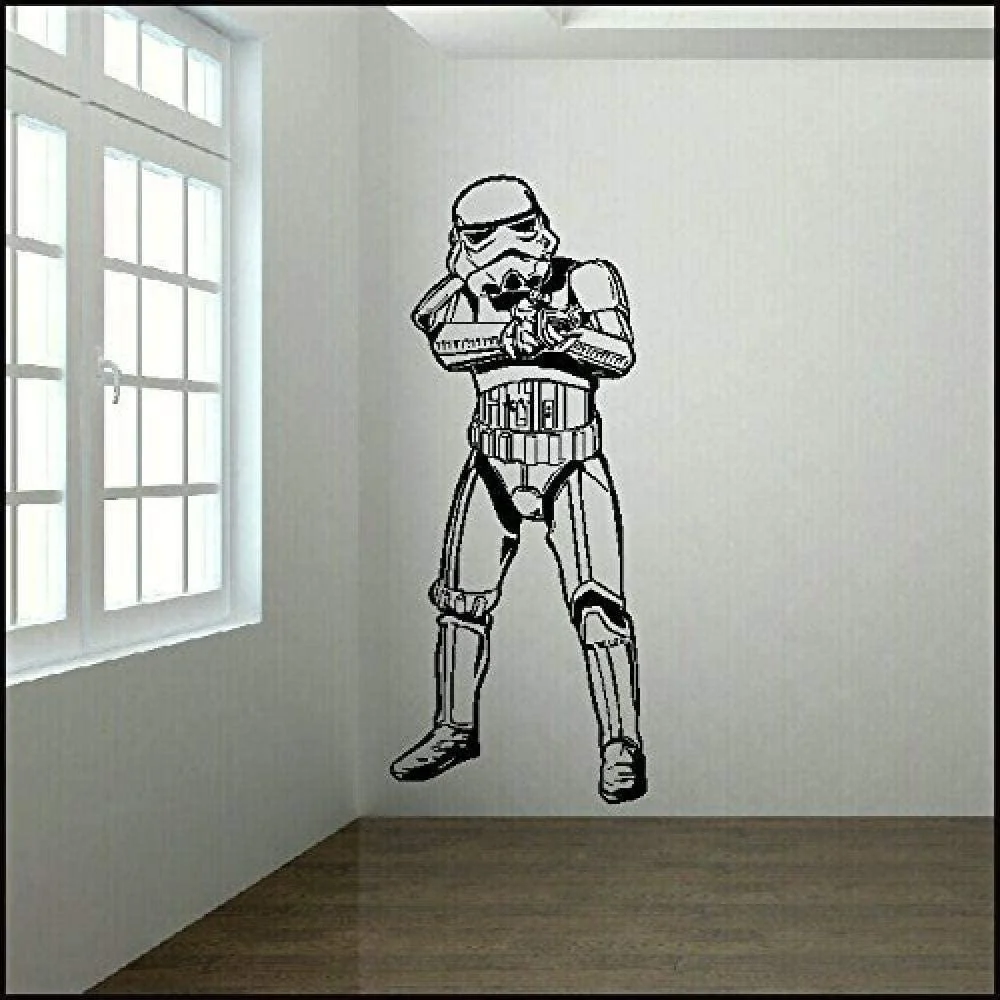 Наклейка на стіну Star Wars Storm Tripod 50 x 122 см Чорна, фото №1