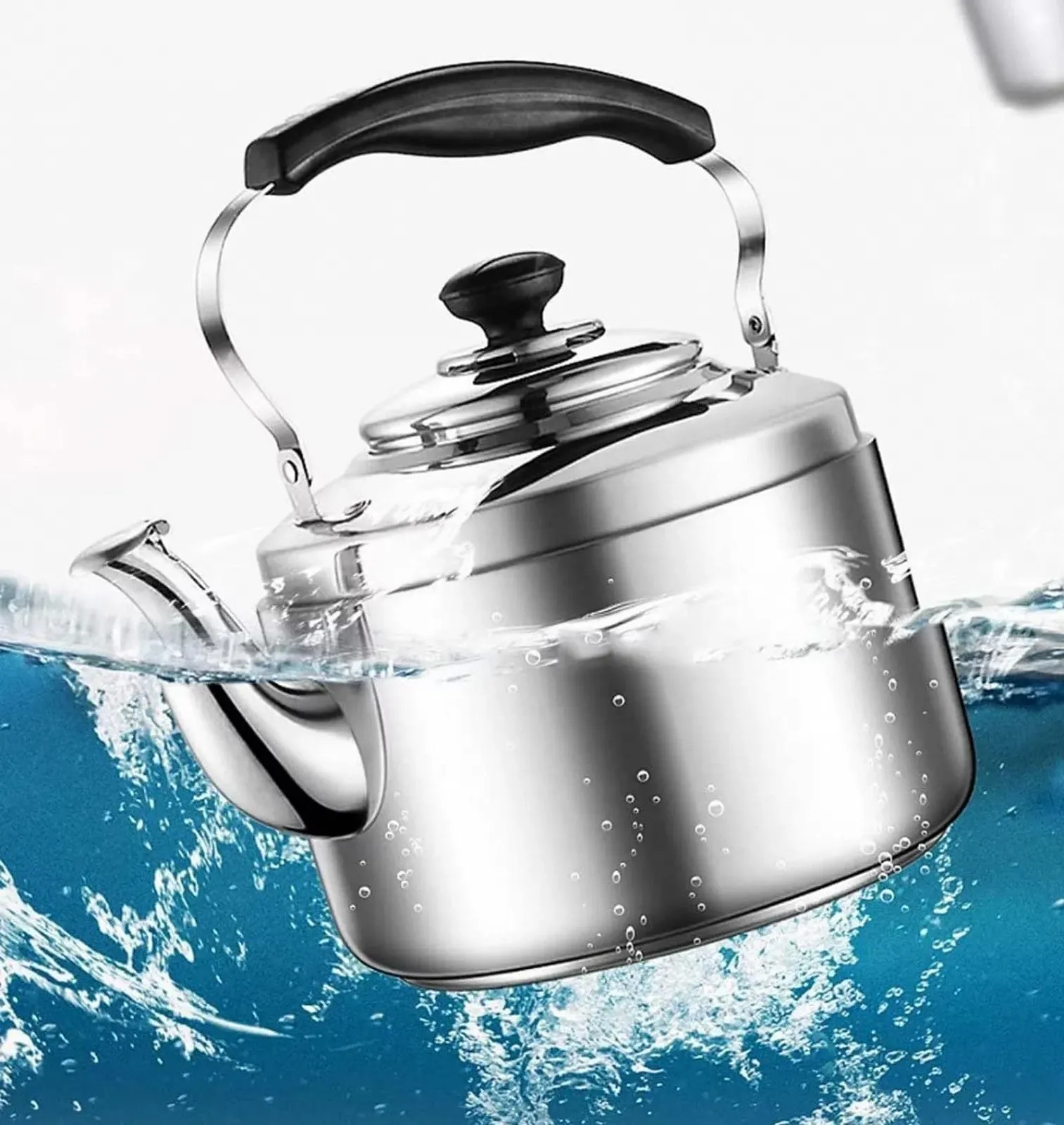 Чайник з свистком, Універсальний чайник для газової та індукційної плити, фото №3 Чайник з свистком, Універсальний чайник для газової та індукційної плити, фото №3
