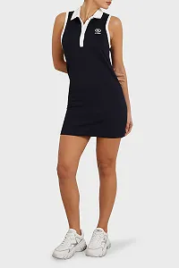 Жіноча сукня GUESS Mylah Bodycon Polo Navy - S synthetic.ua - Фото 1