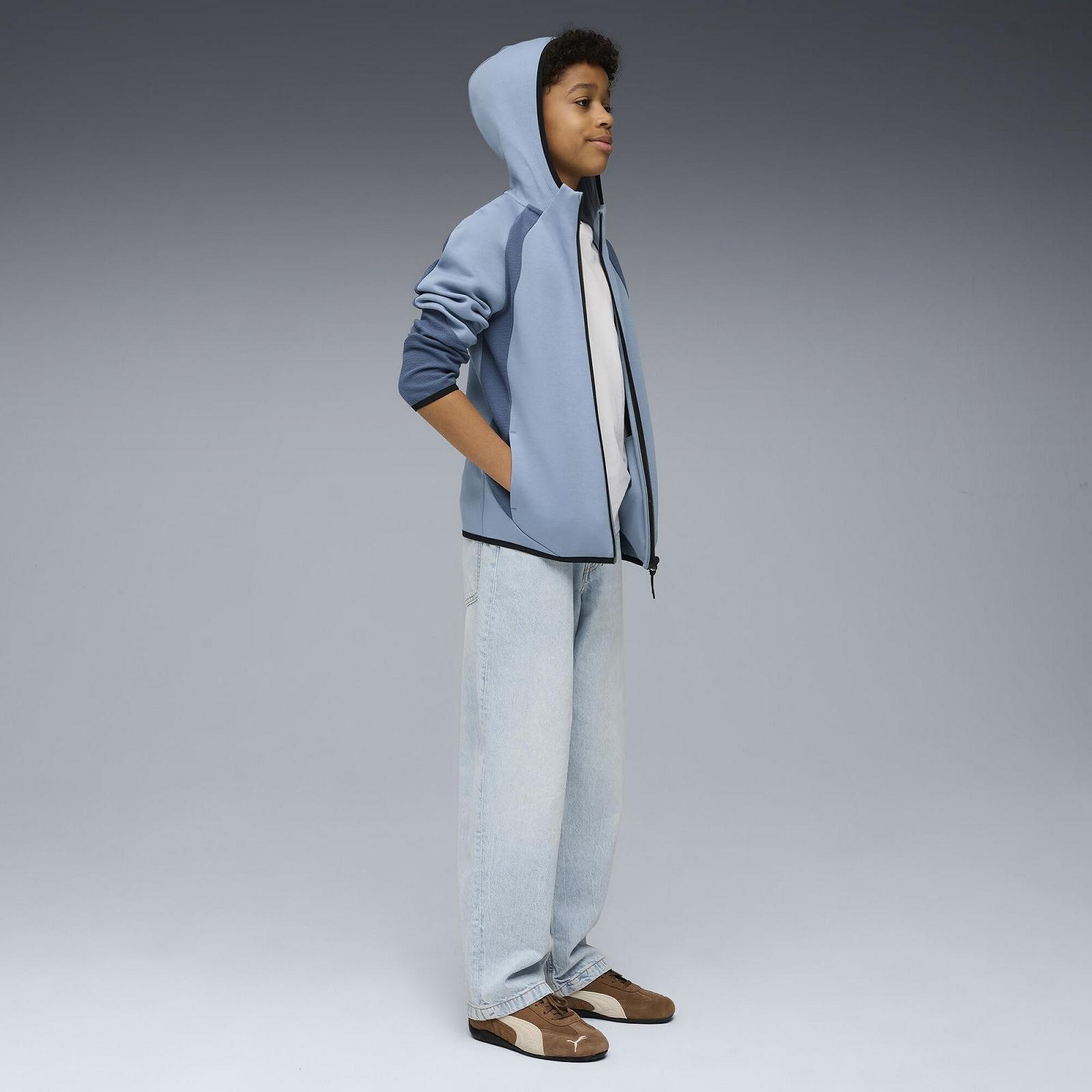 Худі PUMA Evostripe на повній блискавці для хлопчиків Dk B Куртки-світшоти (1 шт. в упаковці), фото №5