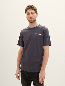 Футболка Men's Short Sleeve 1040821-10899 Tom Tailor Темно-сірий M - Фото 1