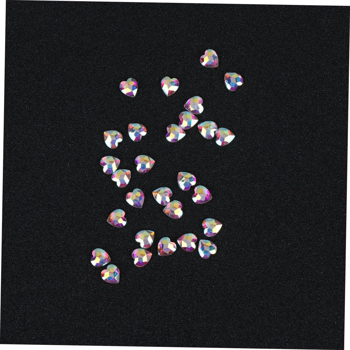 Стрази для нігтів Healeved Прикраса Серце 100 шт, фото №8