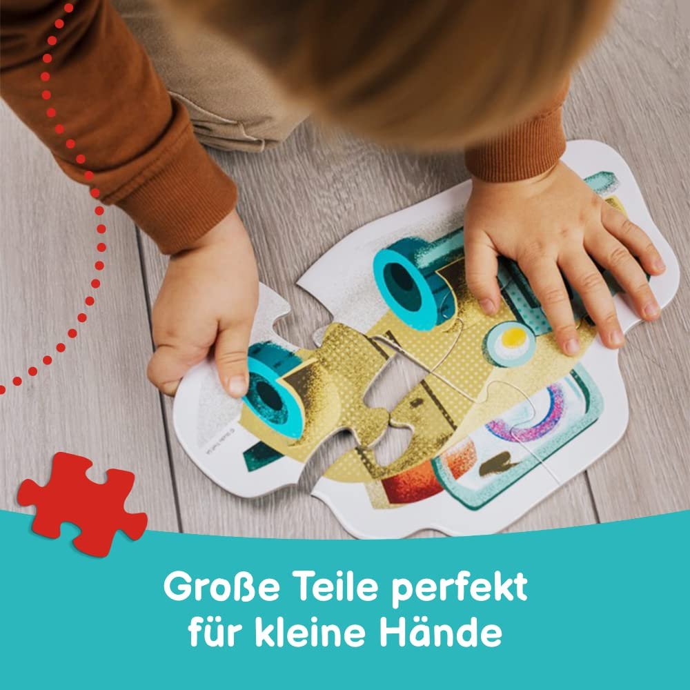 Пазли Trefl Babies and The Bear Baby Animals 4 великі форми 2-5 елементів, фото №2