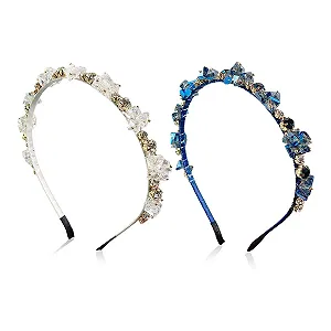 Обруч з кристалами та стразами - Фото 1