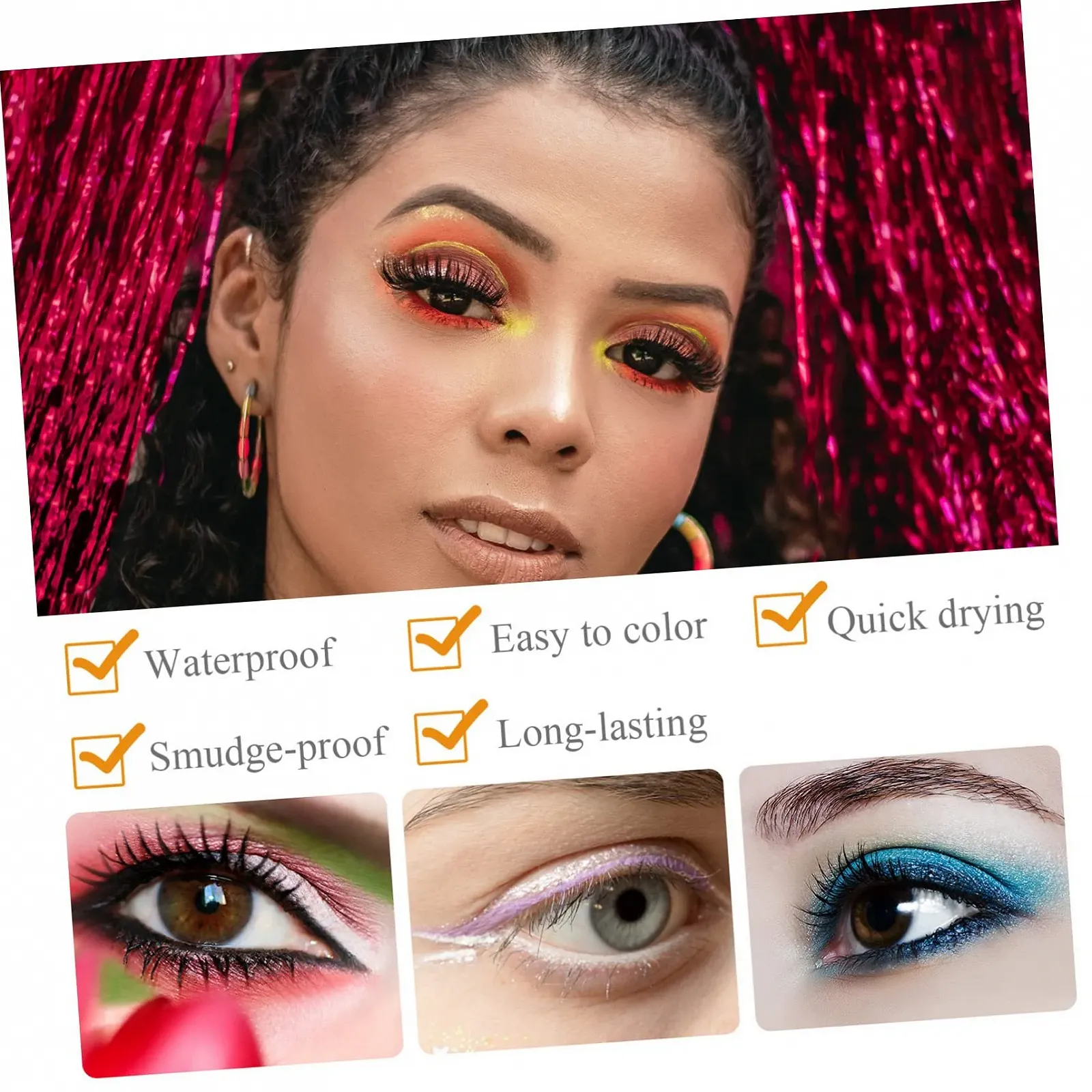 Рідка Підводка TOVINANNA кольорова водостійка., фото №3