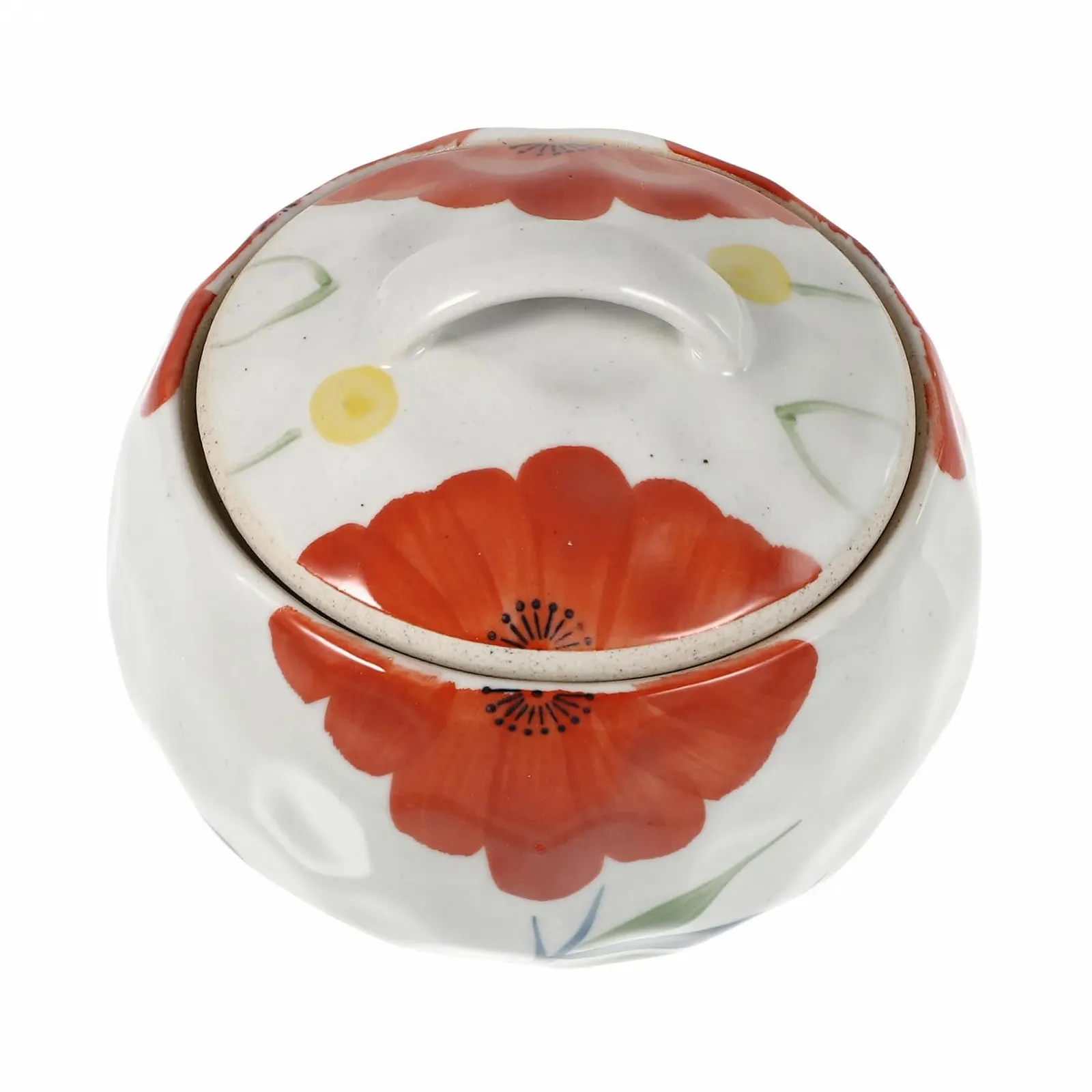 Горшок для тушения керамический С крышкой Белый каменный Термостойкий, фото №1