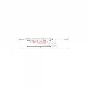 Трос стоянкового гальма METZGER 10.4158 для BMW MINI задній лівий - Фото 1