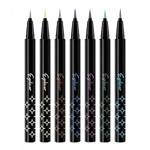 Подводка для глаз Xianghaoshun Glitzer-Eyeliner-Stift Set Разноцветный - Фото 1