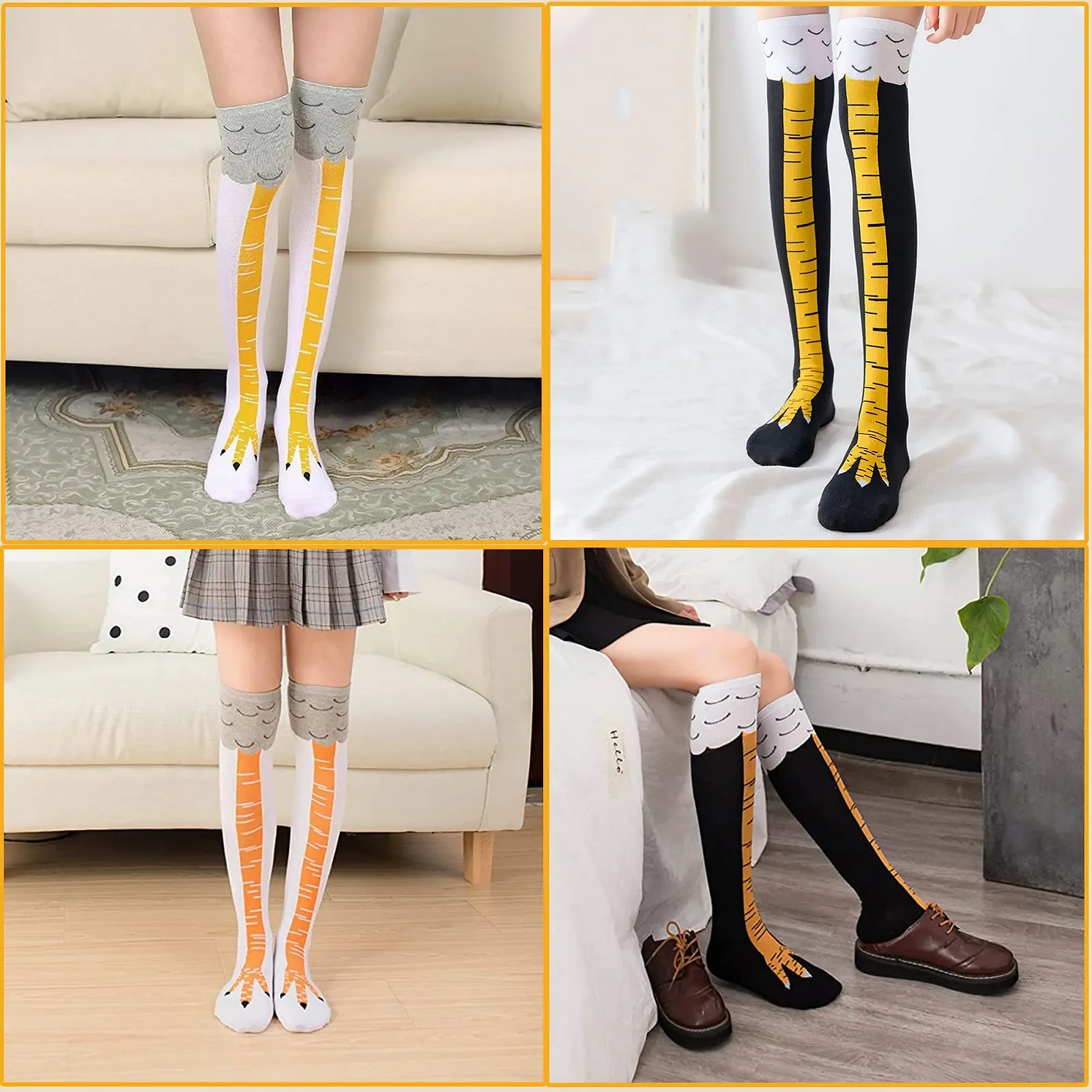 Шкарпетки з курячими лапками 2 пари, фото №4