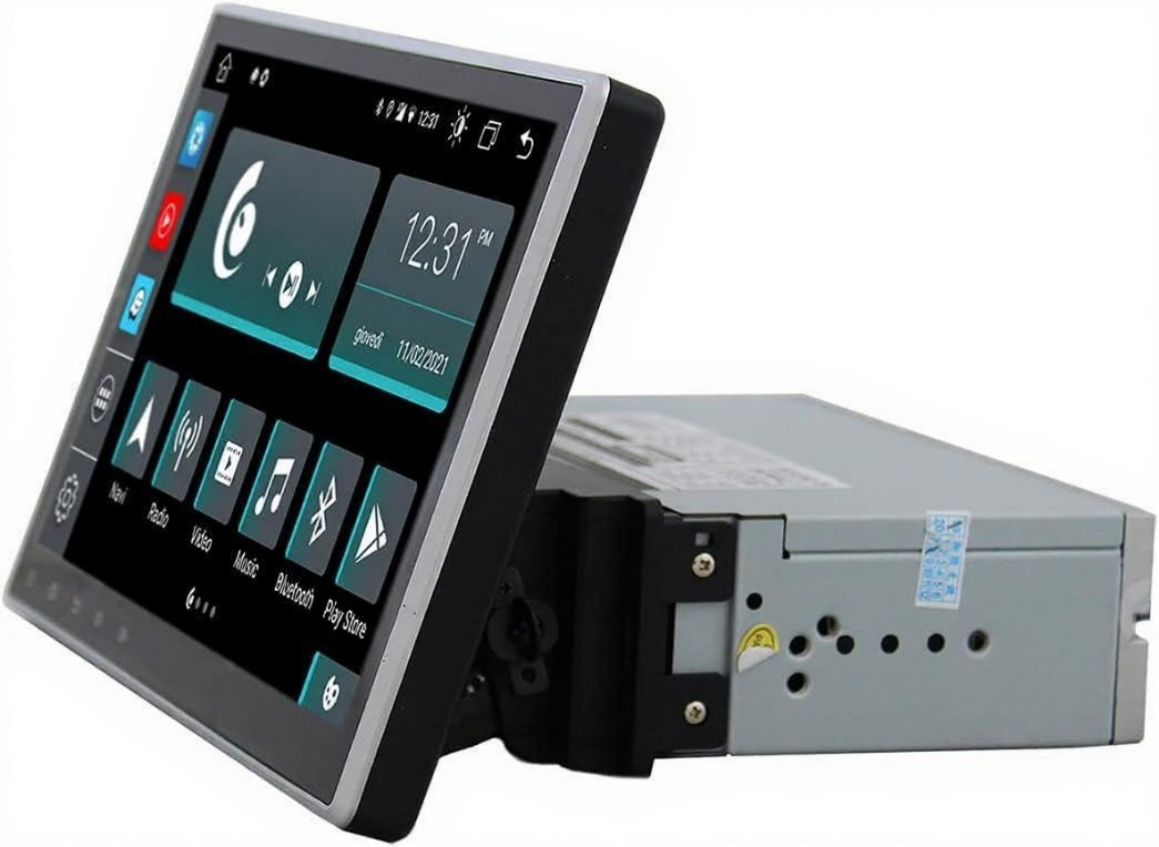 Автомагнітола JFSound JF-011A-XDAB-D9 / 10.1" / Сенсорна / 4/64Гб / Android 10 / Bluetooth / GPS / WI-FI / DAB / 1DIN, фото №4