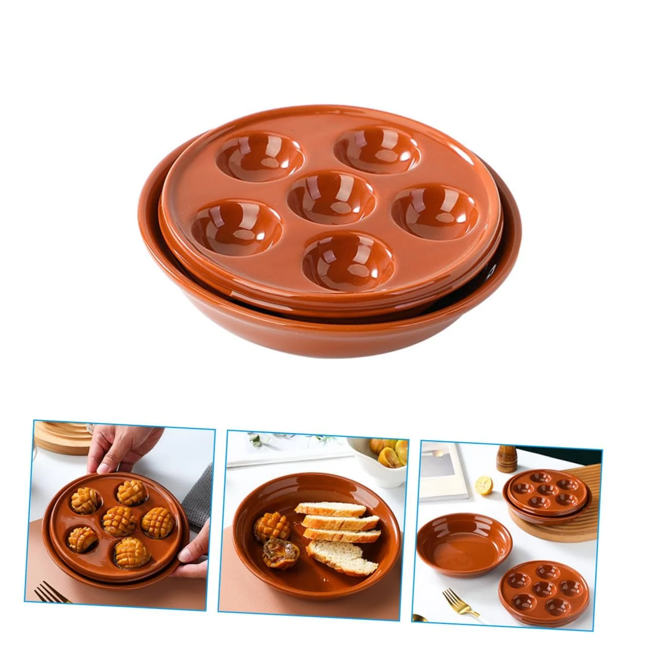 Форма для запекания улиток INOOMP керамическая универсальная, фото №3