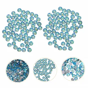 Стрази Плоскі Healvian, 1440 шт, Скло, Сині synthetic.ua - Фото 1