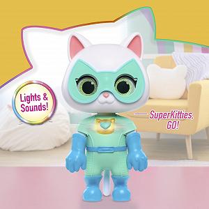 Фігурка Трансформер Just Play Disney Junior SuperKitties Bitsy, 20 см synthetic.ua - Фото 1