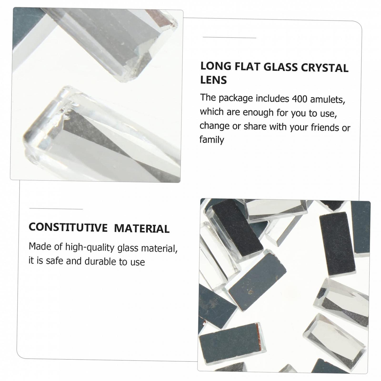 Стразы NUOBESTY Плоские кристаллы для поделок, украшений, чехлов для телефонов, мозаики 1200 шт., фото №3