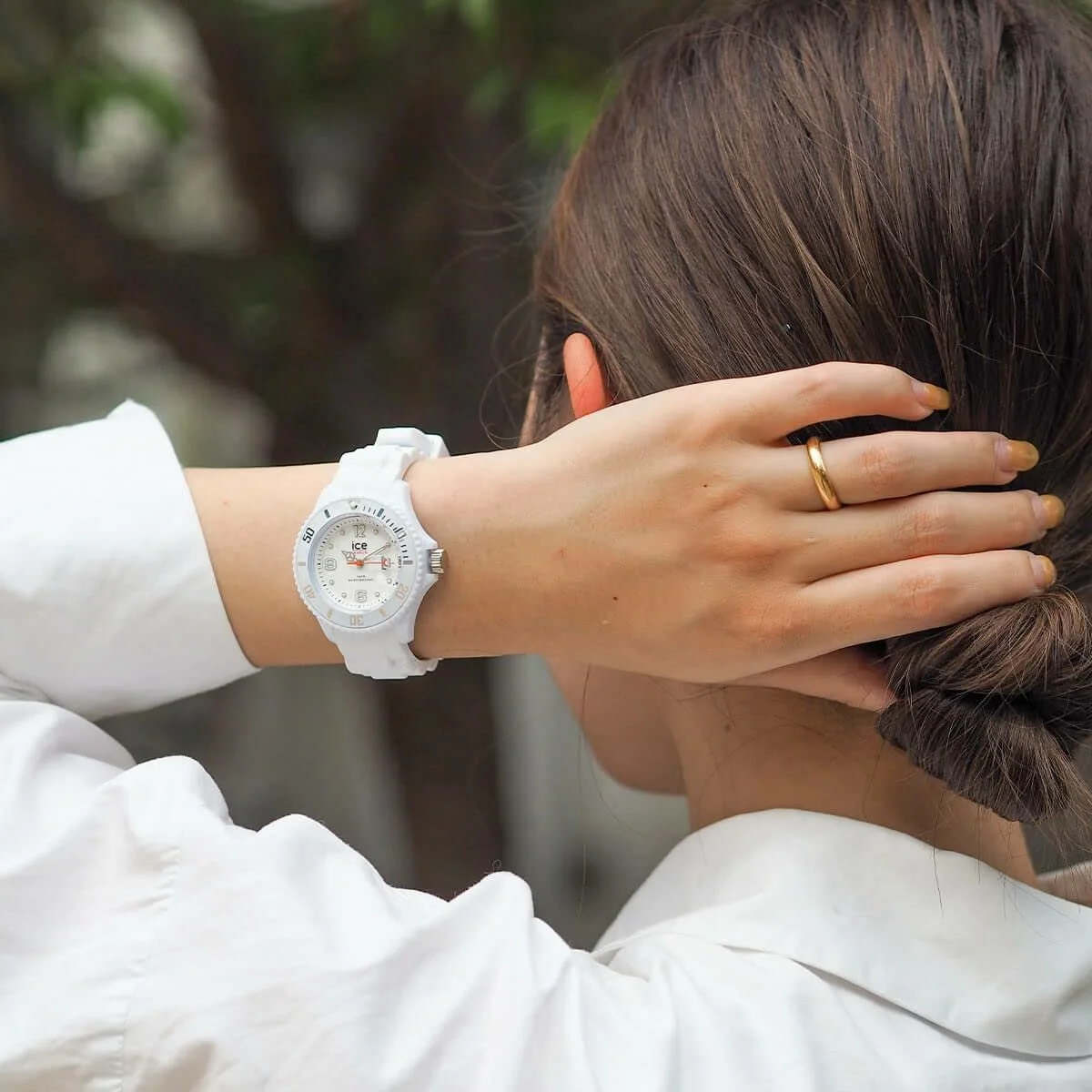 Часы Ice-Watch ICE forever White Белые женские с силиконовым ремешком, фото №5 Часы Ice-Watch ICE forever White Белые женские с силиконовым ремешком, фото №5