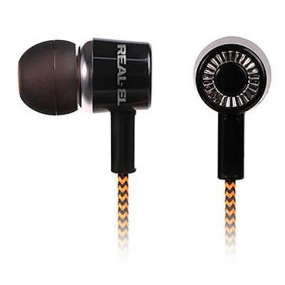 Наушники REAL-EL Z-1750 black-orange, фото №1