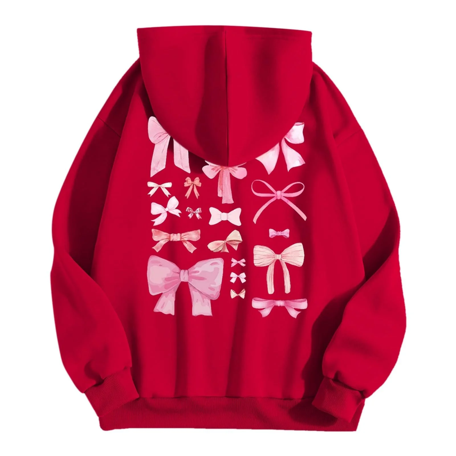 Худи однотонное/с принтом F Женское Толстовка с мультяшным принтом Комфортная Повседневная однотонная Куртки на молнии Подростковая Harajuku Oversized Модная уличная толстовка, фото №5