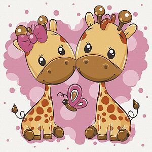 Картина за номерами Art Craft Жирафіки 30х30 см 15542-AC - Фото 1