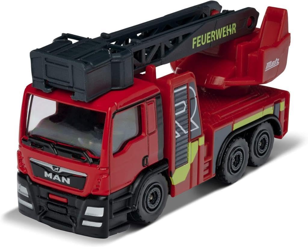Игрушечная машина Majorette SOS MAN TGS Rosenbauer Пожарная машина 7.5 см Красный, фото №3