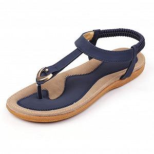 Купить Новые женские сандалии на плоской подошве, летние повседневные. - Фото 1 Новые женские сандалии на плоской подошве, летние повседневные. - Фото 1