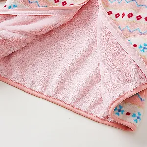 Унисекс Флисовая Куртка для Детей с Геометрическим Дизайном Мягкая Зимняя Ветрозащитная Куртка Теплая Верхняя Одежда Удобная Повседневная Куртка synthetic.ua - Фото 1