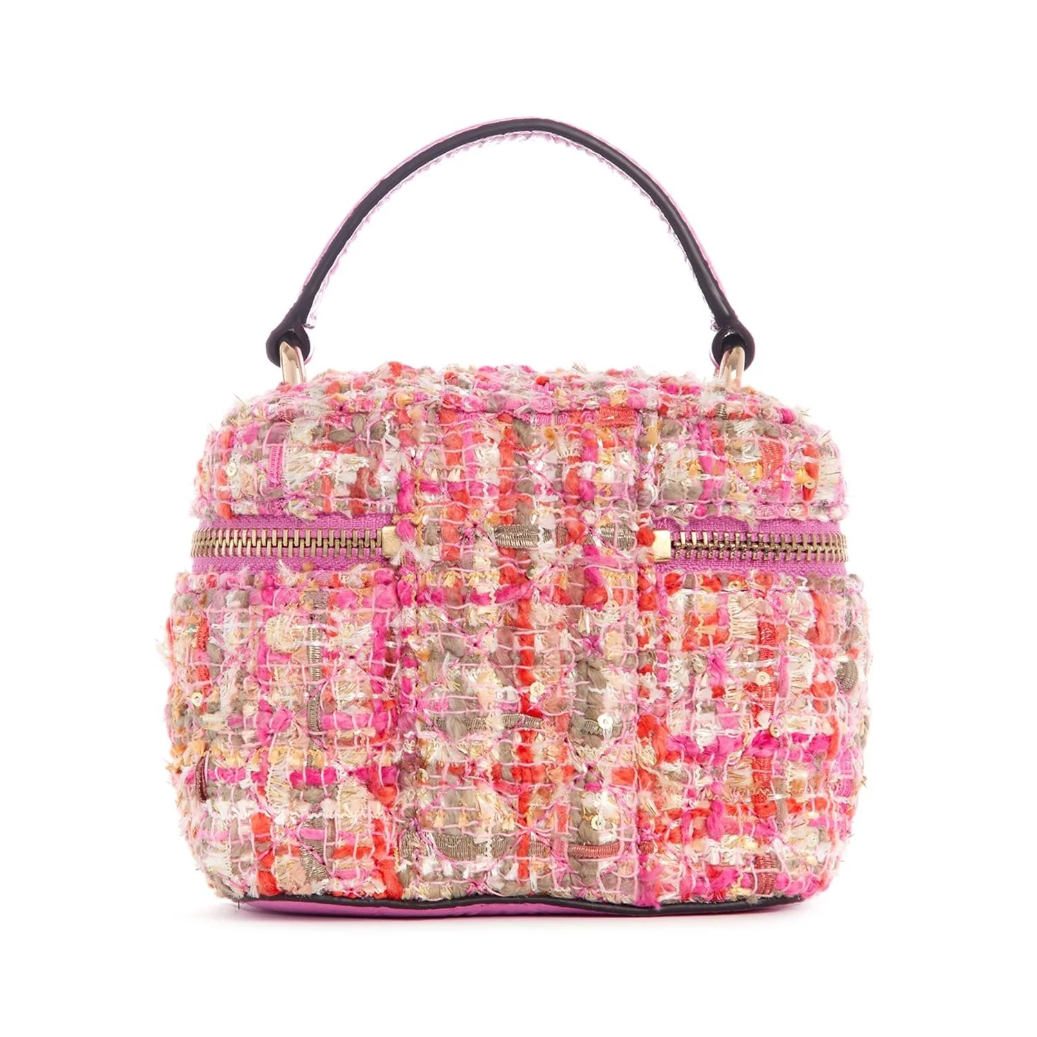 Сумка GUESS Mini Borsa a mano Spark Cannister Фуксія Multi, фото №2