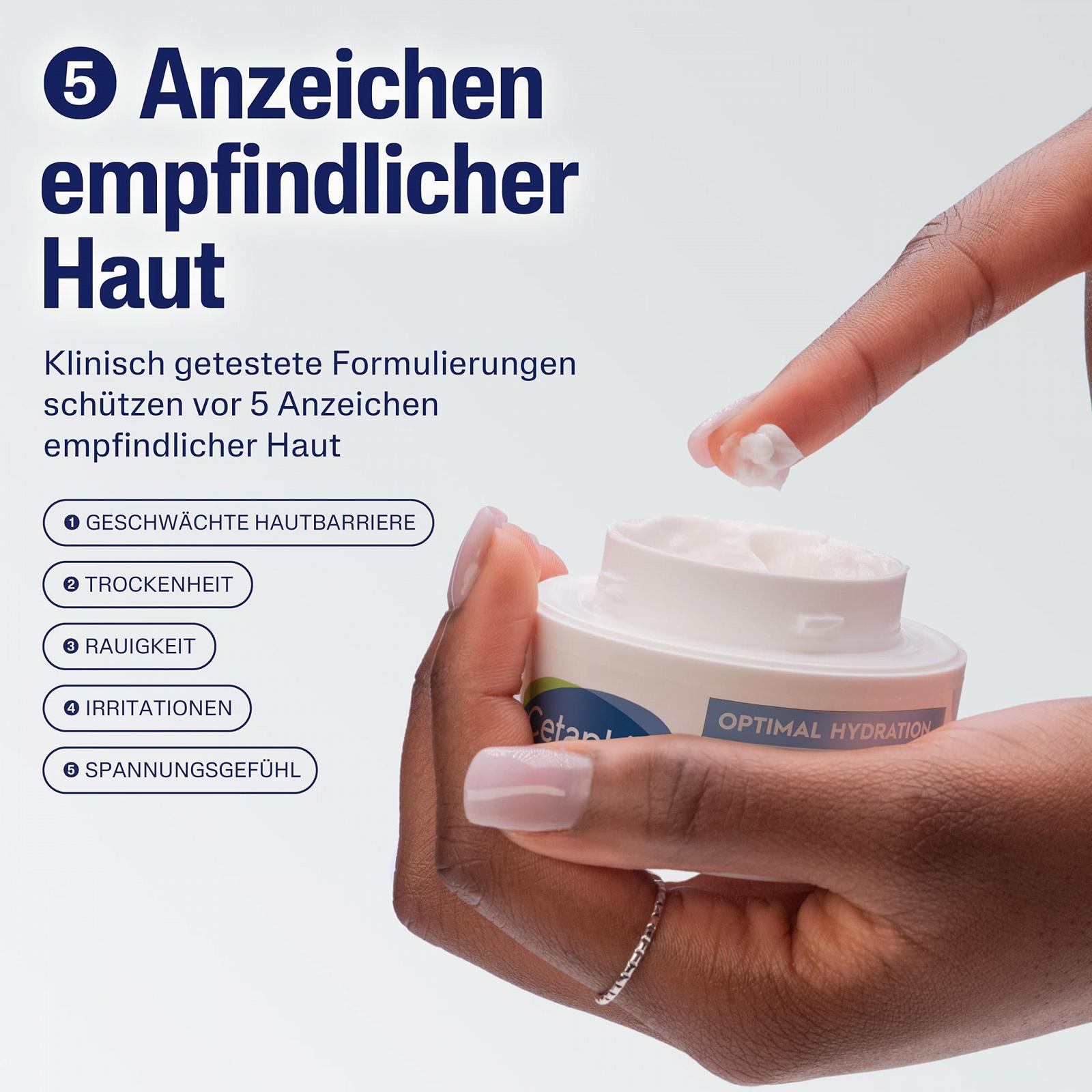 Денний крем Cetaphil Optimal Hydration бадьорий для зневодненої та втомленої шкіри 48 г, фото №9 Денний крем Cetaphil Optimal Hydration бадьорий для зневодненої та втомленої шкіри 48 г, фото №9