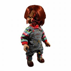 Фігурка Mezco Child's Play 3: Chucky Pizza Face Version Standard, що говорить - Фото 1
