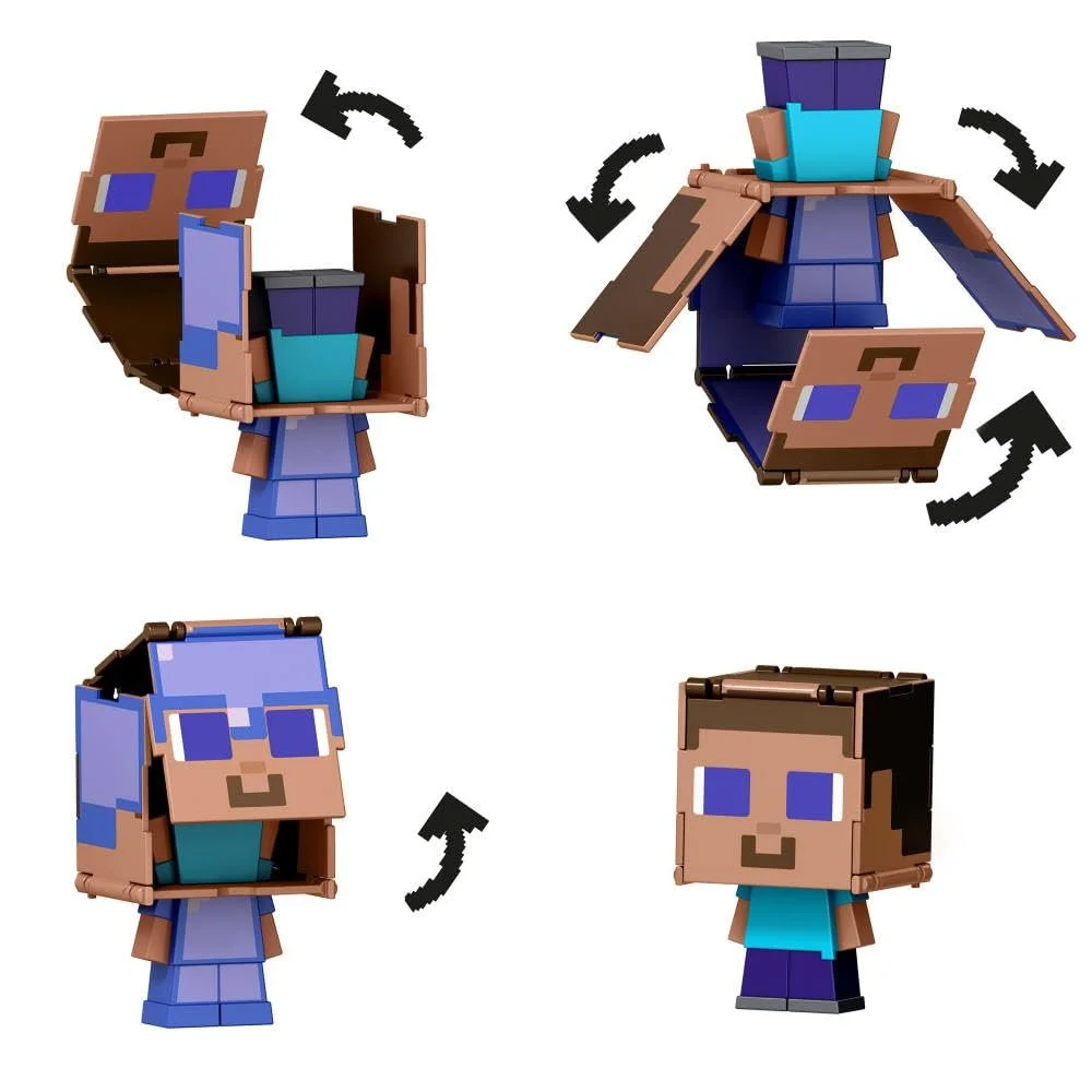 Фігурка Mattel Minecraft Flippin' Figs 3,75 дюйма 2-в-1, фото №5