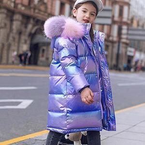 Зимняя куртка Generisch с меховым капюшоном Детская synthetic.ua - Фото 1