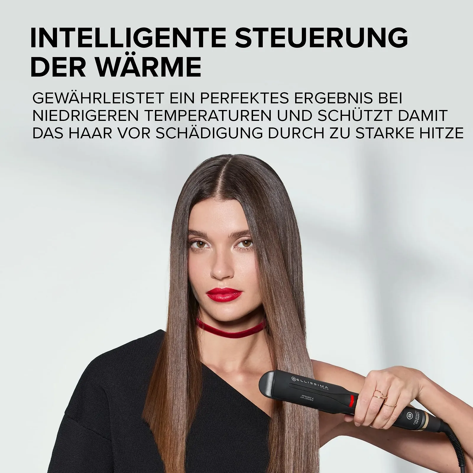 Выпрямитель для волос Bellissima Imetec Creativity Infrared Керамический 130°C-230°C Black/Silver, фото №6 Выпрямитель для волос Bellissima Imetec Creativity Infrared Керамический 130°C-230°C Black/Silver, фото №6
