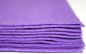 Фетр для поделок мягкий Лентомания 20*30см фиолетовый FELT39 - Фото 1