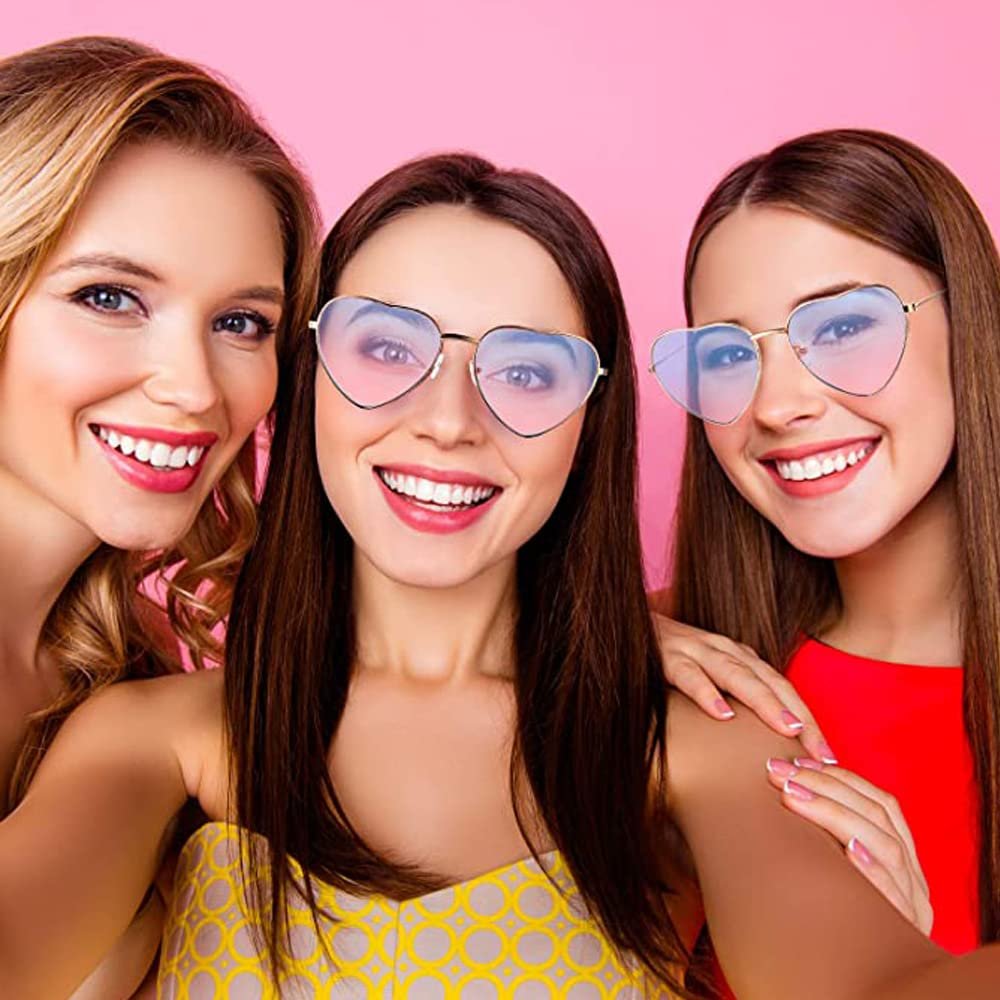 Солнцезащитные очки Hippie Colrid Ретро Розовый (3 пары), фото №6