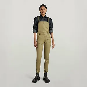 Жіночий комбінезон G-Star Worker Radar Dungaree Fresh Army Green - 26 - Фото 1