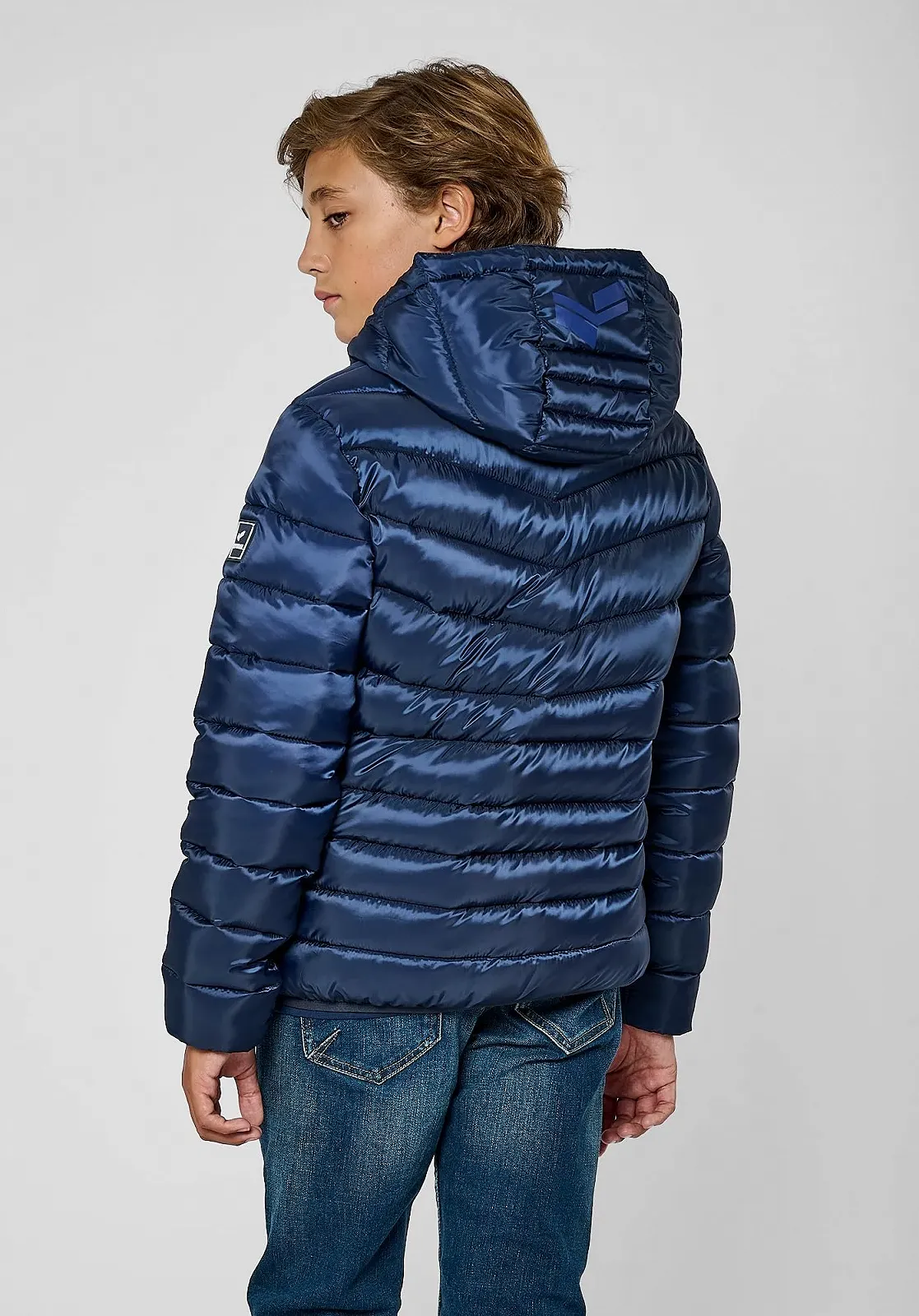 Куртка KAPORAL для мальчиков, с капюшоном, модель Mylo, темно-синяя, фото №2 Куртка KAPORAL для мальчиков, с капюшоном, модель Mylo, темно-синяя, фото №2