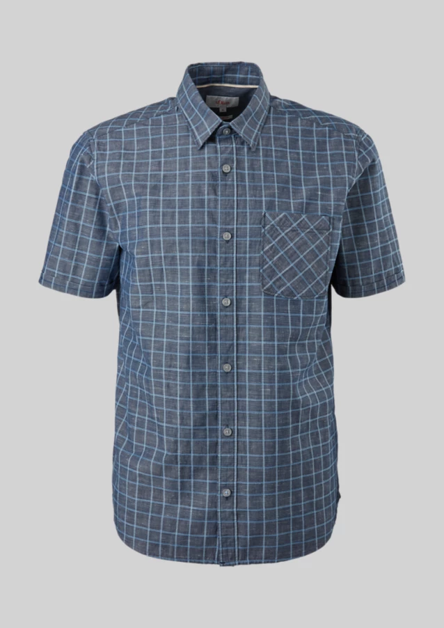 Рубашка s.Oliver REGULAR FIT 13.103.22.X005-56N5 Синий 2XL, фото №5