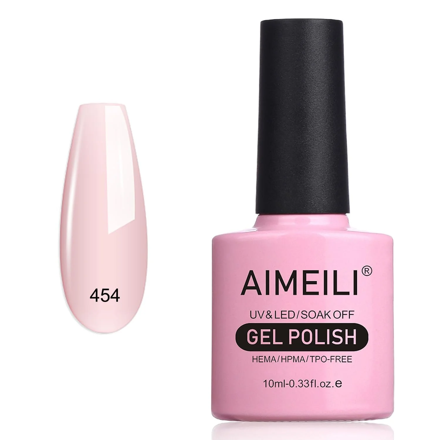 Гель-лак AIMEILI UV LED, Nude Pink (454) 10 мл, фото №1