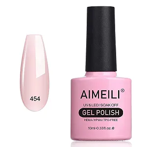 Гель-лак AIMEILI UV LED, Nude Pink (454) 10 мл - Фото 1