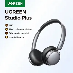 Навушники Ugreen Studio Plus ANC BT6.0 80год Multipoint Black - Фото 1
