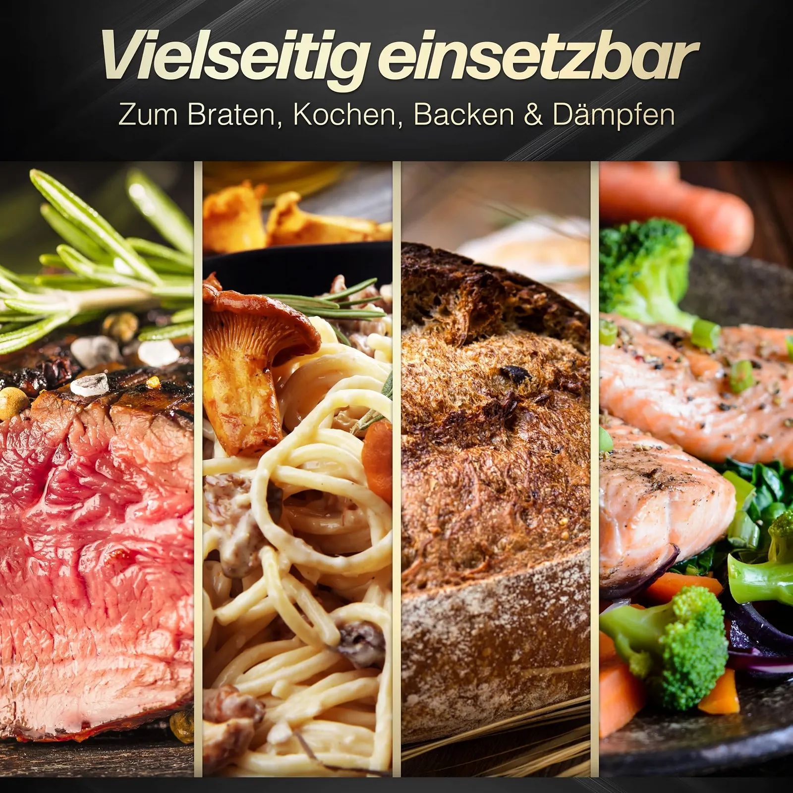 Кастрюля Beyond из нержавеющей стали со стеклянной крышкой и съемной вставкой-ситом, фото №3 Кастрюля Beyond из нержавеющей стали со стеклянной крышкой и съемной вставкой-ситом, фото №3