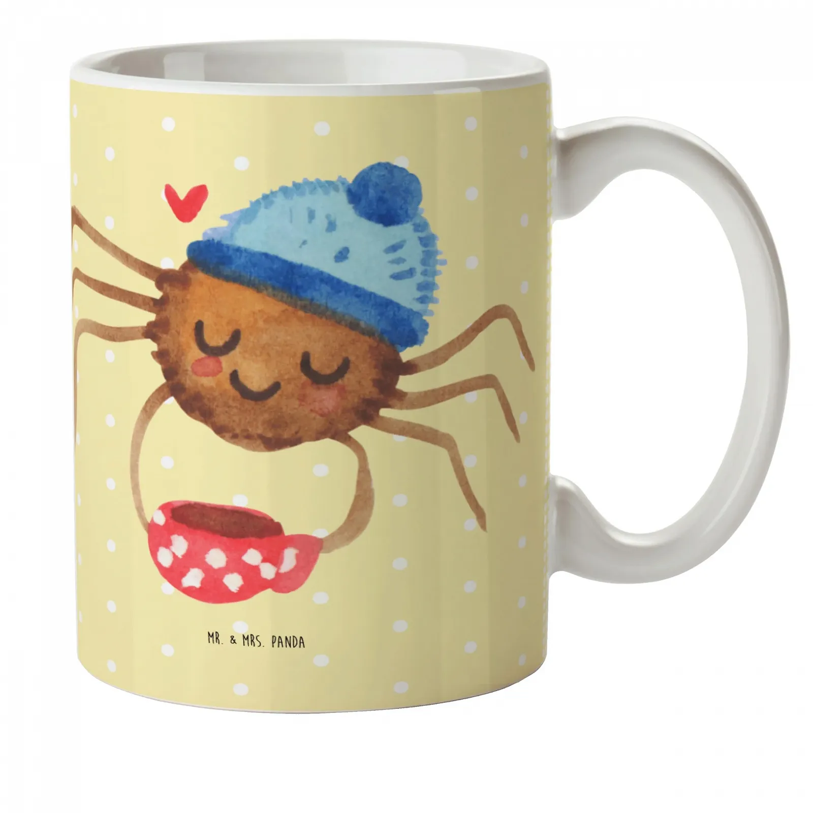 Дитяча кружка Mr. & Mrs. Panda Павук Агате Кава, фото №1