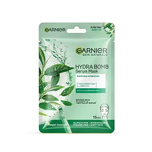 Маска-сыворотка Garnier Skin Naturals Green Tea, 32 г - Фото 1