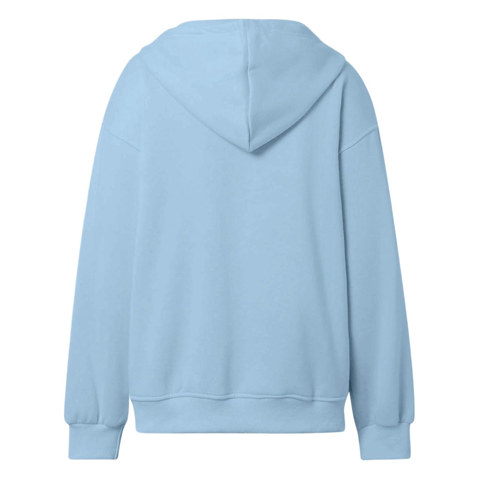 Толстовка Женская Свитшот Куртка Oversize Верхняя одежда Молния Куртка Легкие Худи Y2K Колледж Длинный рукав Молния Толстовка Необычная Свитшот для весны осени Спортивный стиль, фото №4