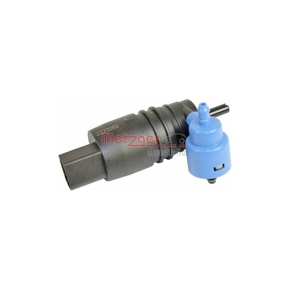 Насос омивача, очищення скла METZGER 2220060 для MITSUBISHI PEUGEOT, фото №1