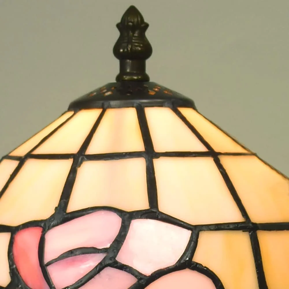 Настільна лампа Dapo Chloe Tiffany Real Glass 30.5 см Бронза, фото №8