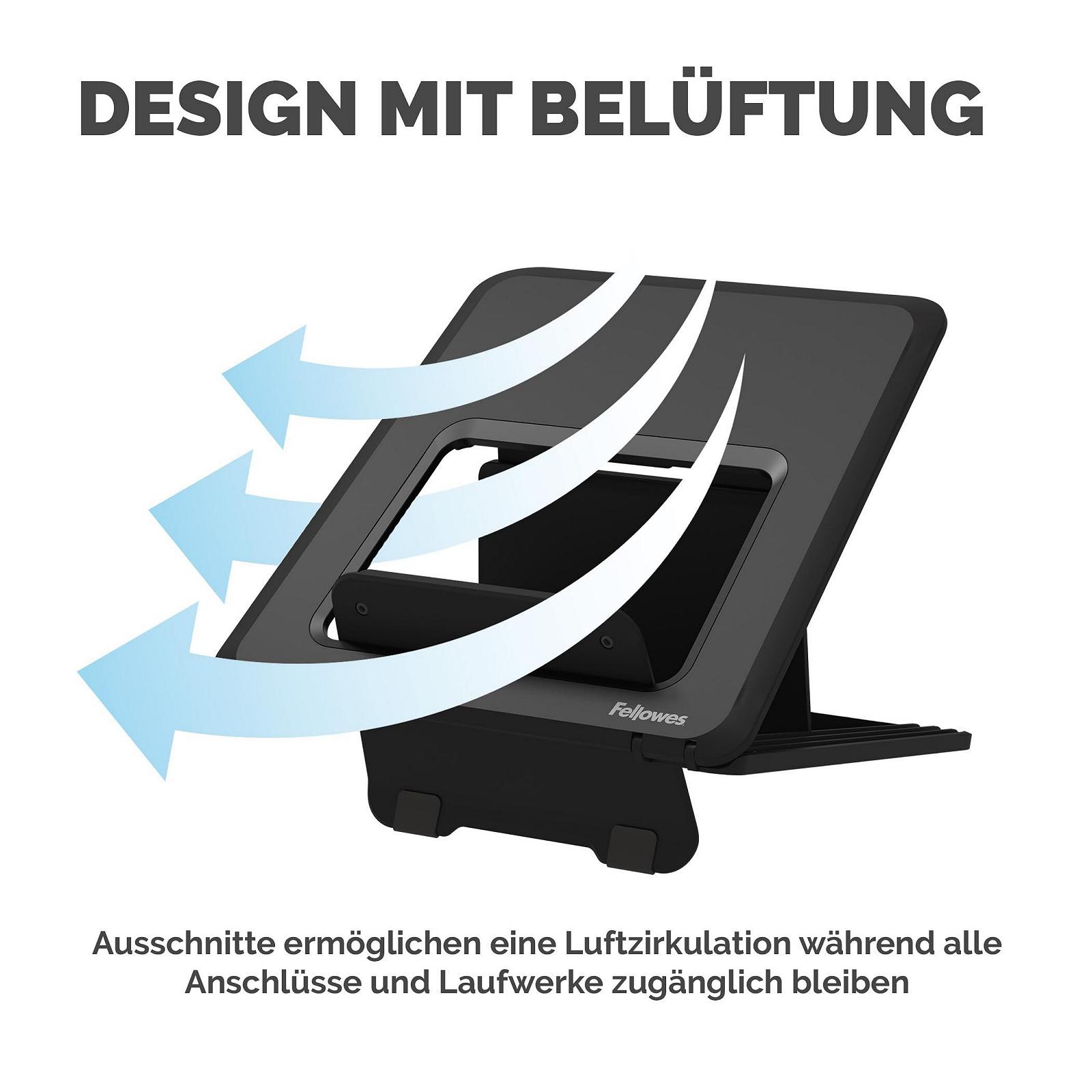 Подставка для ноутбука Fellowes Breyta Регулируемая 15.6" 4 кг Черный, фото №6