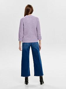 Пуловер ONLJADE L/S PULLOVER KNT NOOS 15179813-Orchid Petal ONLY Бузковий M synthetic.ua - Фото 1