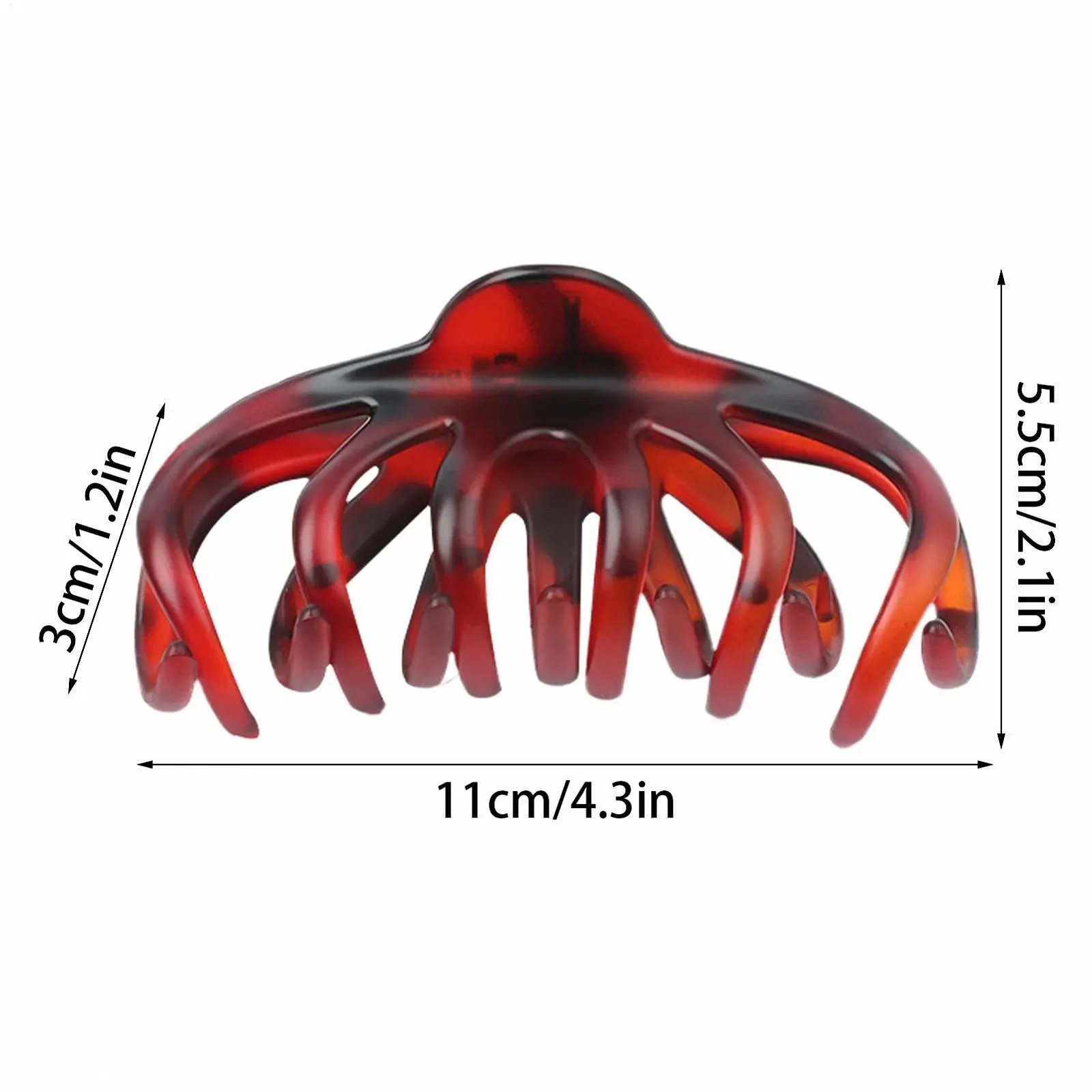 Большие заколки для волос Леопардовые заколки для волос когтями осьминога 4 шт. Нескользящая заколка для волос Сильная фиксация для густых волос, фото №5 Большие заколки для волос Леопардовые заколки для волос когтями осьминога 4 шт. Нескользящая заколка для волос Сильная фиксация для густых волос, фото №5